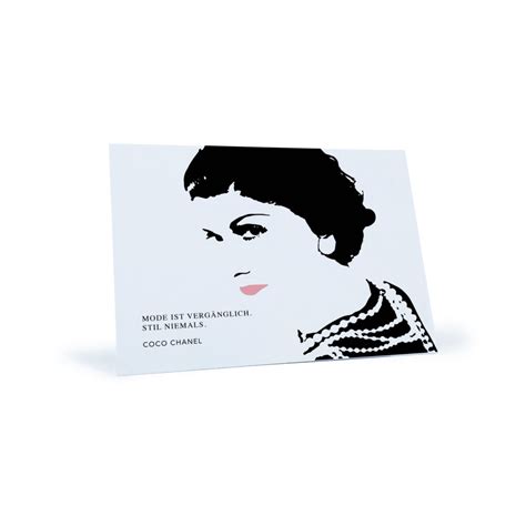 coco chanel postkarte|Postkarten: Coco Chanel .